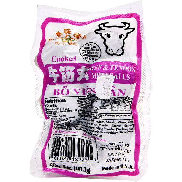 Myriad Foods Beef Meat Ball With Tendon