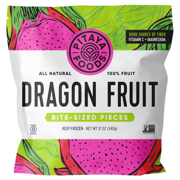 Pitaya Foods Dragon Fruit Bite-Sized Pieces Same-Day Delivery or