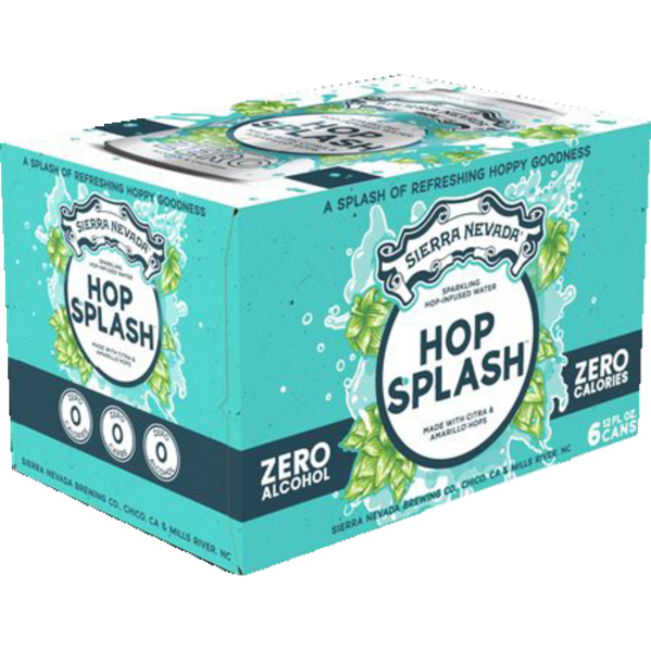 Sierra Nevada Hop Splash Non-Alcoholic Sparkling Water 6 Pack Can