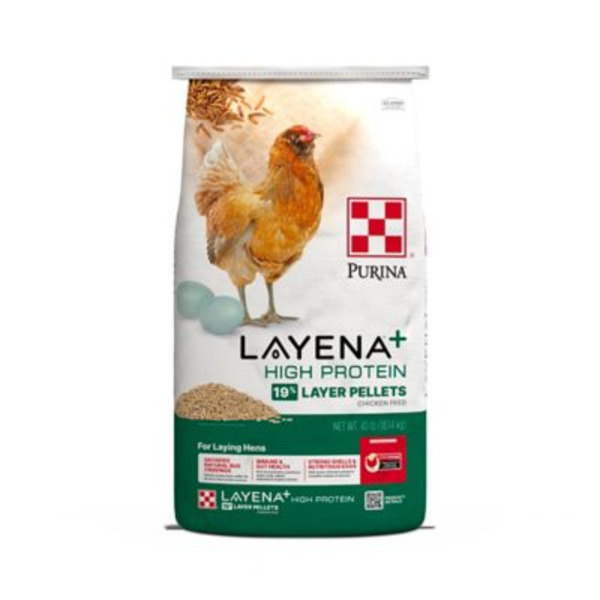 Purina Layena Plus High Protein Layer Pelleted Chicken Feed