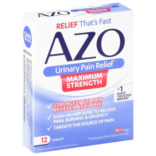 Azo Urinary Pain Relief Max Strength Same-Day Delivery or Pickup | Publix