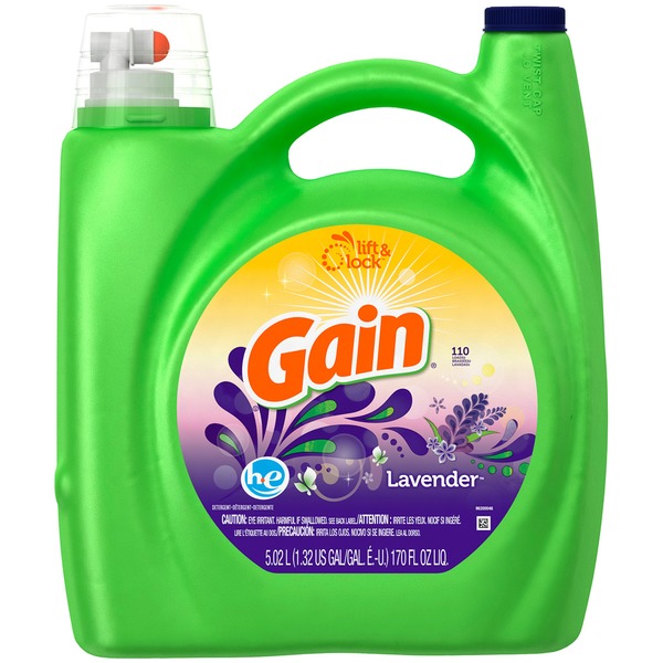 Gain Lavender Laundry Detergent (170 fl oz) Instacart