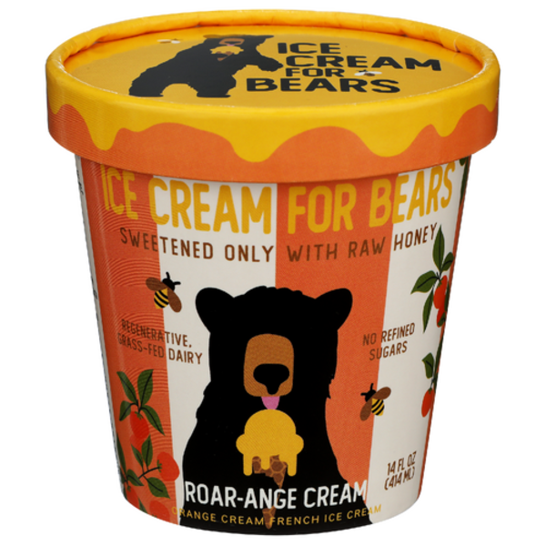 Ice Cream For Bears Roar-Ange Orange Cream French Ice Cream Same