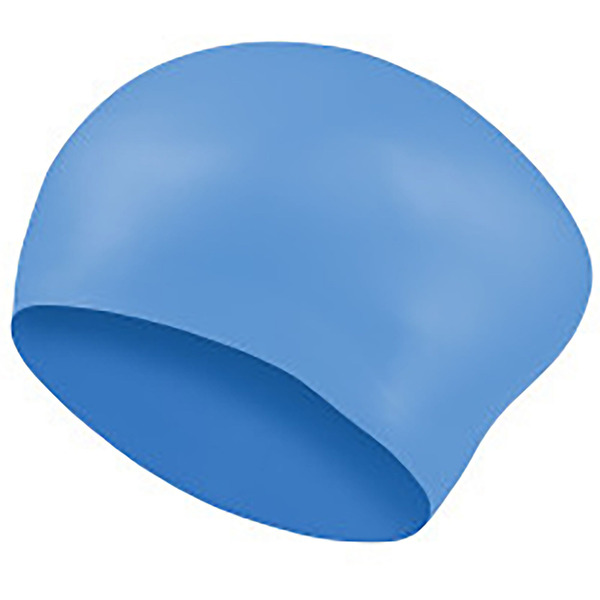 Nike Long Hair Swim Silicone Cap, One Size - Blue