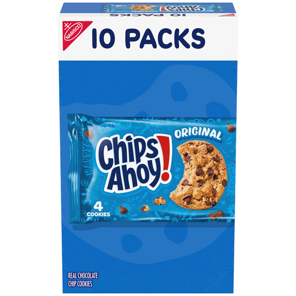 CHIPS AHOY! Original Chocolate Chip Cookies, Snack Packs 15.5 oz