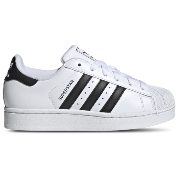 adidas Big Kids' Originals Superstar II Casual Shoes, Size 5.5 - Cloud White & Core Black