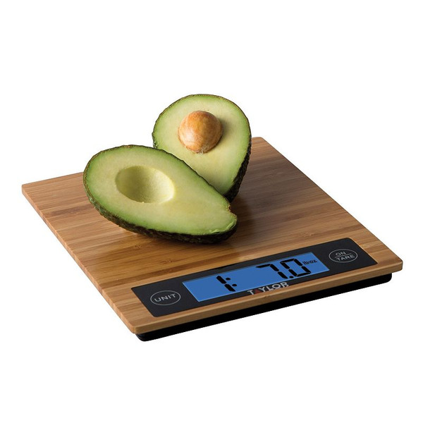 Taylor Kitchen Scale, Bamboo, Digital