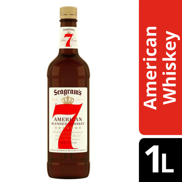 Seagram's 7 Crown American Blended Whiskey Same-Day Delivery or