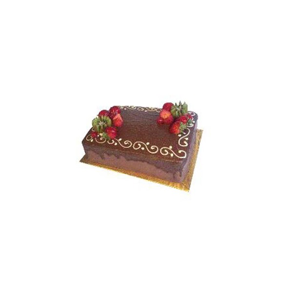 Quarter Sheet Fruit Chocolate Cake