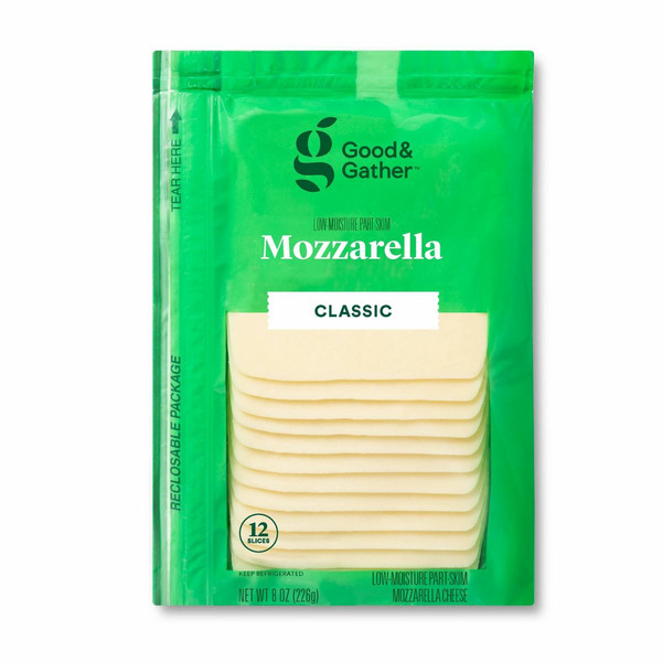 Good & Gather Mozzarella Low-moisture Part-skim Classic Cheese