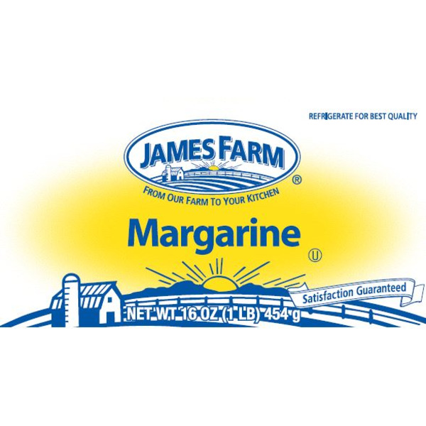 James Farm - Margarine Prints - 30/1 lb