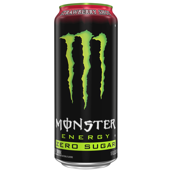Monster Zero Sugar Strawberry Shot Energy Drink Same-Day Delivery