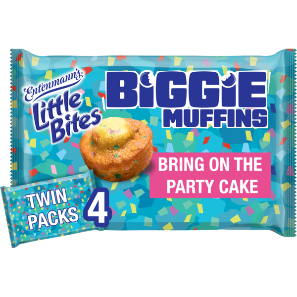 半ジャンク　 Little big muffin-pi Entenmann's Little Bites, 4 twin packs, Bring On The Party Cake