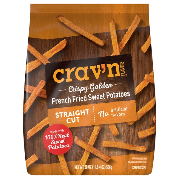 Crav'n Flavor Straight Cut French Fried Sweet Potatoes Same-Day