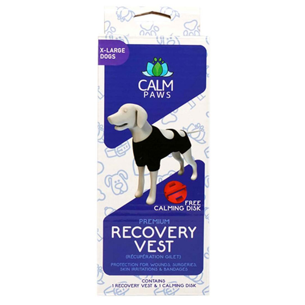 Calm Paws Recovery Vest With Calming Disc for Dogs