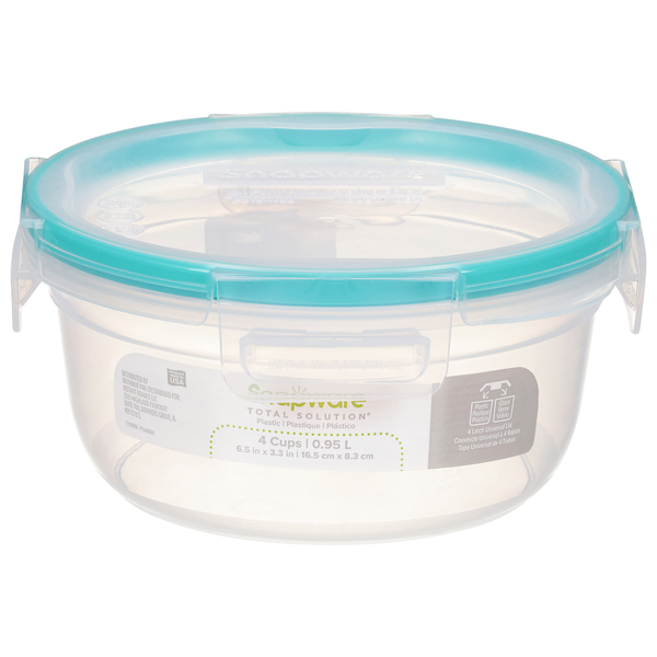 Snapware Food Storage Container, Plastic, Round, Cup