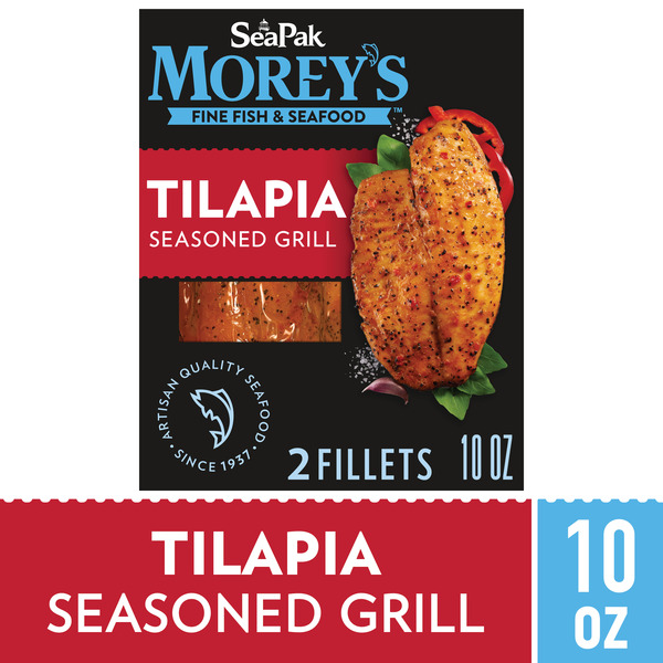 Morey's Seasoned Grill Tilapia Filets, 2 Pack Same-Day Delivery or