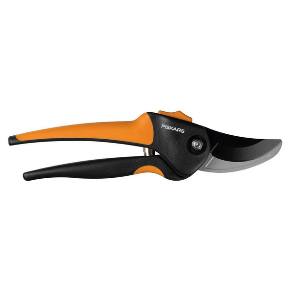 Fiskars 3/4 In. Cut Capacity 9.4 In. Steel Blade Bypass Pruning Shears With Softgrip Handles