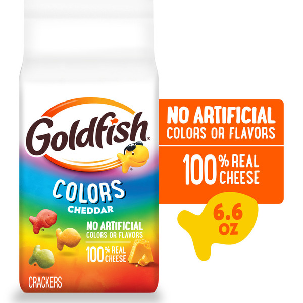 Pepperidge Farm Goldfish Colors Cheddar Baked Snack Crackers