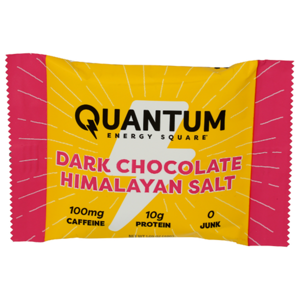 Quantum Energy Squares Dark Chocolate Pink Himalayan Salt Energy Bars