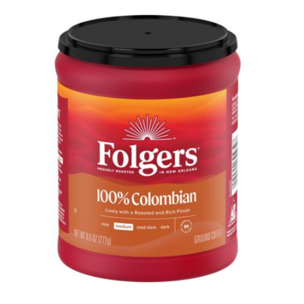 FOLGERS COLOMBIAN COFFEE - 9.6oz