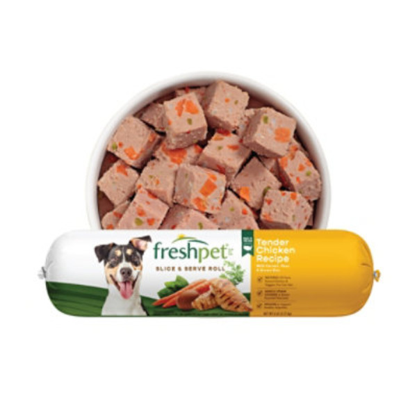 Freshpet Fresh Dog Food, Tender Chicken Recipe Roll