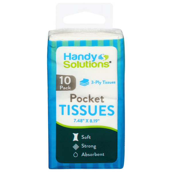 Wegmans Handy Solutions Pocket Tissues, 3-Ply Same-Day Delivery or ...
