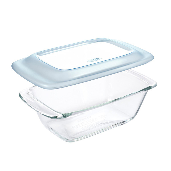 OXO 1.6 Qt Glass 8.5 In x 5.5 In x 2.5 In Loaf Pan With Lid