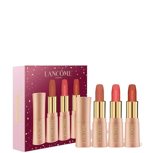 Lancome L'Absolu Rouge Intimate Soft Matte Lipstick Trio Holiday Gift Set