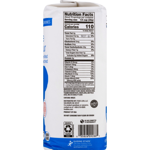 34 All Purpose Flour Nutrition Label Labels Design Ideas 2020