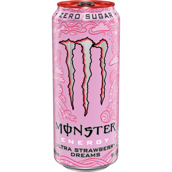 Monster Energy Ultra Strawberry Dreams Zero Sugar Energy Drink