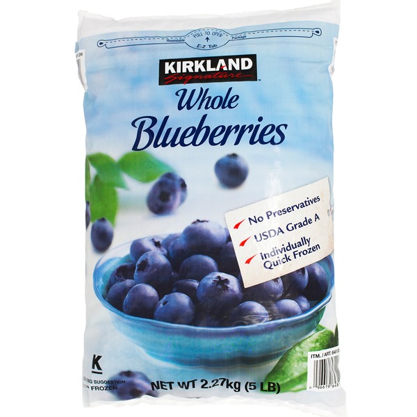 Kirkland Signature Blueberries (5 lb) from Costco Instacart