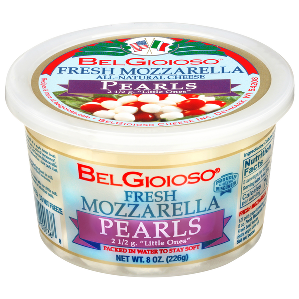 How Many Mozzarella Pearls In 1 Oz