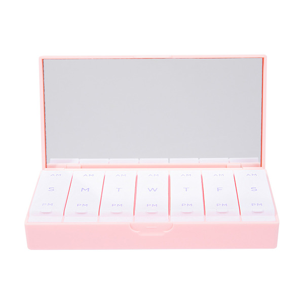 Port and Polish AM & PM Pill Organizer - Blush