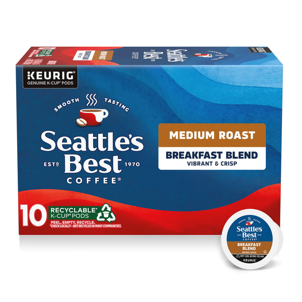 Seattle's Best Coffee Breakfast Blend Medium Roast K-Cup Coffee Same-Day  Delivery | Food City