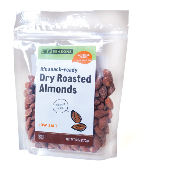 New Seasons Market Low Salt Dry Roasted Almonds Same-Day Delivery or ...