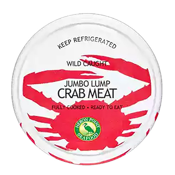 Heron Point Seafood Wild Caught Jumbo Lump Crab Meat Same-Day