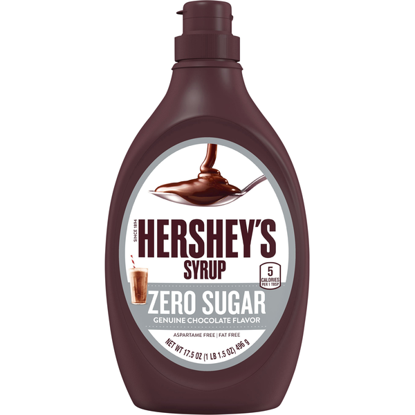 Hershey's Sugar Free Chocolate Syrup, Fat Free, Gluten Free