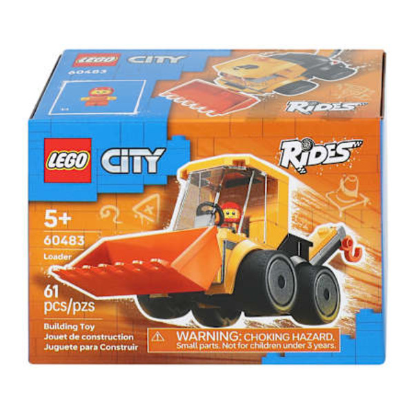 LEGO City Rides Loader Building Toy 61 Piece