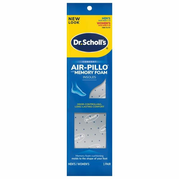 Scholl's Insoles, Double Air-Pillo, Comfort Same-Day Delivery