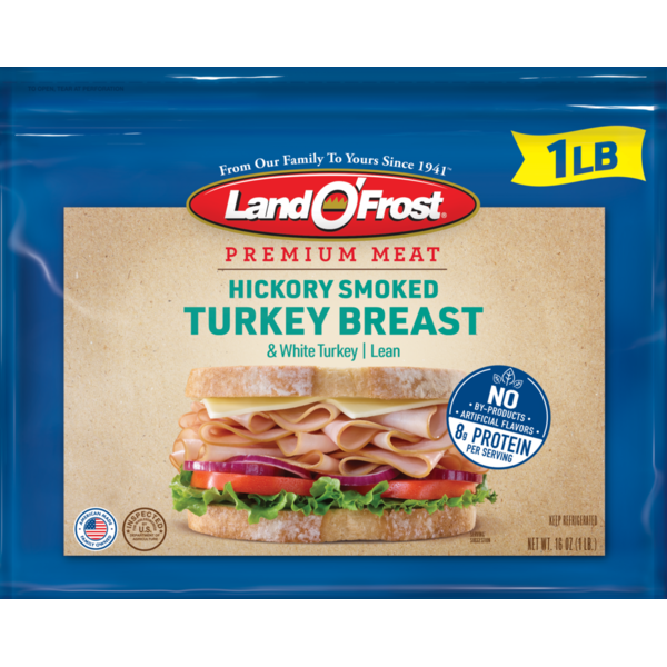 Land O'Frost Premium Hickory Smoked Turkey Breast Same-Day