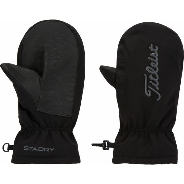 Titleist StaDry Cart Mitts - Black & Charcoal