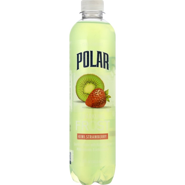 Polar Sparkling Water, ZeroCalorie, Kiwi Strawberry (17 oz) from
