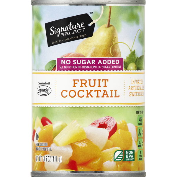 Signature SELECT Fruit Cocktail, No Sugar Added, in Water