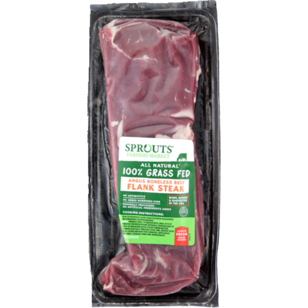 Sprouts 100% Angus Grass-Fed Beef Flank Steak