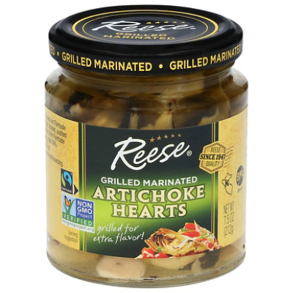 Reese's Grilled Marinated Artichoke Hearts