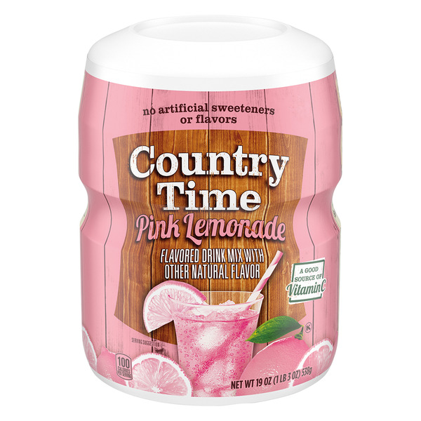 Country Time Pink Lemonade Cannister