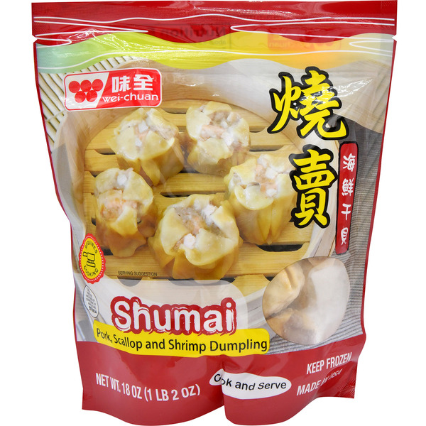 Wei-Chuan Shumai, Pre-steamed, Pork, Scallop and Shrimp Dumpling