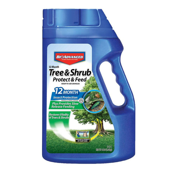 Bioadvanced 4 Lb. Ready-to-use 12 Month Tree And Shrub Protect And Feed Insect Killer Granules