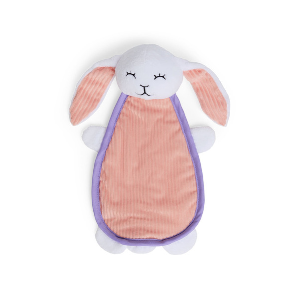 Leaps & Bounds Plush Bunny Blanket Dog Toy - Assorted Colors